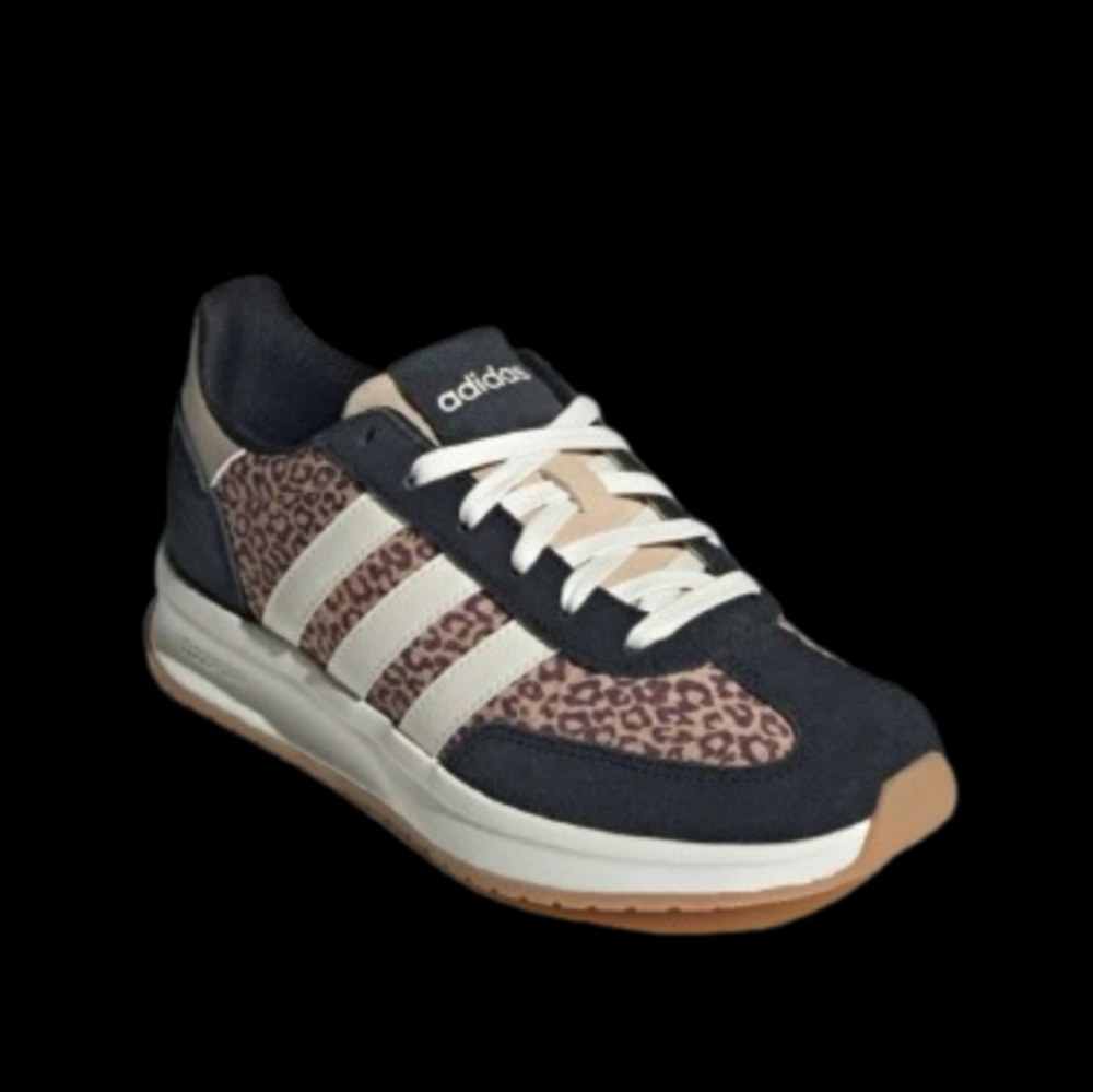 Adidas Run 70s 2.0 Farm Rio Leopard Womens Size 7/Kids 6 Black Brown Off White